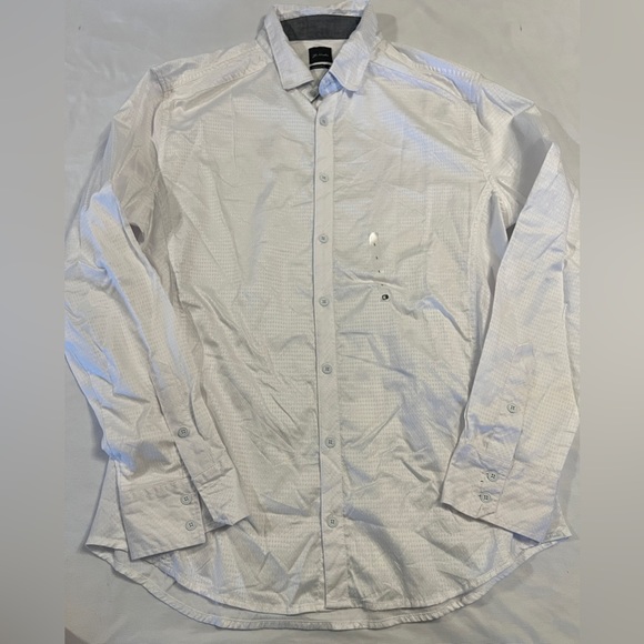 NEW L Buckle J.B. Holt Men's White Long Sleeve Shirt Athletic Fit Large Lightwei - Picture 1 of 10